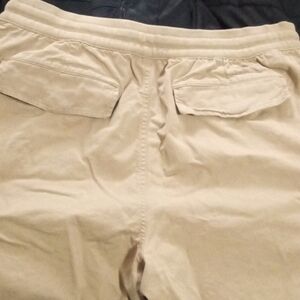 Polo By Ralph Lauren Xl Khaki Utility Surplus Drawstring Cargo Shorts Prestine